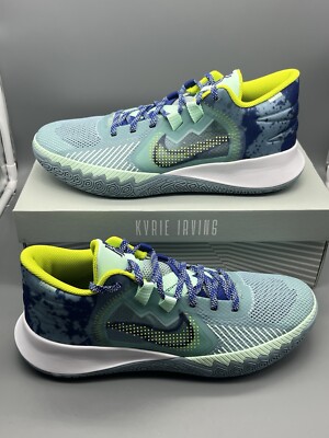 Nike Men s Kyrie Irving Flytrap 5 Basketball Shoes Size 10.5 Blue Ocean Cube NEW