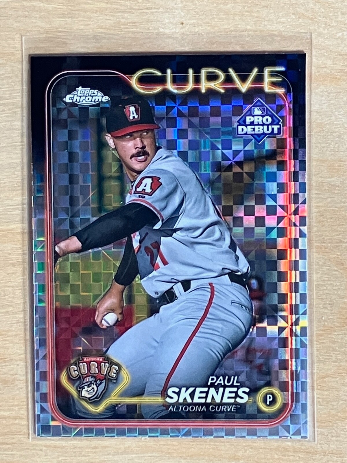 2024 Topps Pro Debut Chrome Xfractor Paul Skenes Pittsburgh