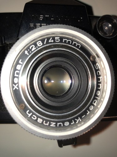 KODAK INSTAMATIC REFLEX Schneider Kreuznach Xenar 45mm 2.8 Lens 35mm film CAMERA