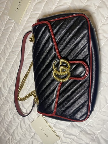 GUCCI ブラック ベルベット ショルダーバッグ 楽天市場】【バッグ】GUCCI グッチ GGマーモント チェーン