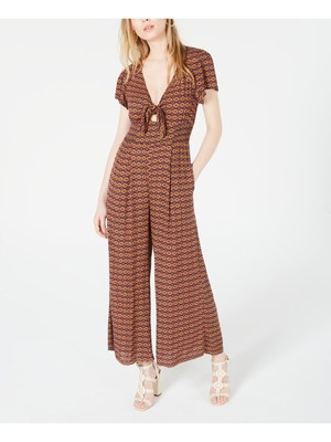 

Женский темно-синий комбинезон с широкими штанинами и короткими рукавами COTTON CANDY LA Размер, Navy