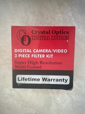 SAKAR - Crystal Optics Limited Edition Digital Camera/Video 3pcs Filter Kit 72mm