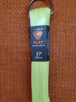 Sof Sole Athletic Oval Shoe Laces Flat Neon