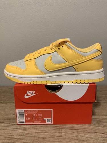 Nike Dunk Low Light Bone Citron Pulse Yellow DD1503-002 NEW