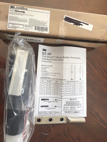 3M Cold Shrink Outdoor Skirted Termination 7653-S-4