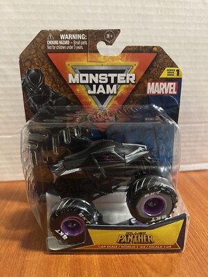 Spin Master Monster Jam Marvel Series 1 Black Panther 1:64