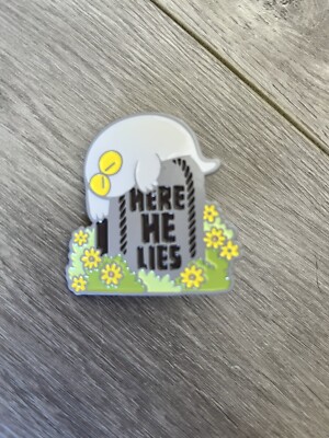 Split Hares Pronoun Pin
