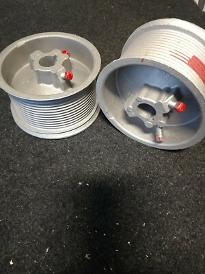Pair of D525-216 Garage Door Standard Track Cable Drums for up to 18' High Doors