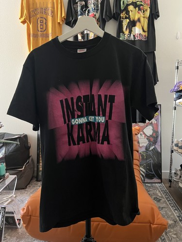 ミュージシャン 90s Nike Instant Karma John Lennon VINTAGE NIKE INSTANT KARMA JOHN LENNON EARLY 1990S TEE SHIRT