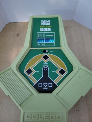 VINTAGE 1980 COLECO Head To Head Electronic Baseball Game Handheld Console
