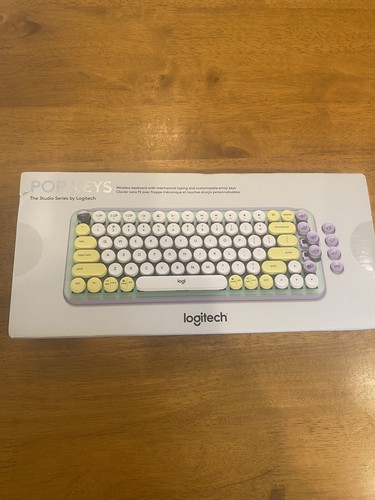 Logitech - POP Keys Wireless Mechanical Tactile Switch Keyboard for Windows/Mac
