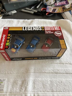 Auto World Legends Of The Quarter Mile Ltd Ed Jungle Jim 3 Car Slot Car Set