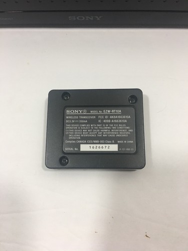 SONY TA-SA200WR S-AIR SURROUND AMPLIFIER UNIT W/WIRELESS TRANSCEIVER EZW-RT10A