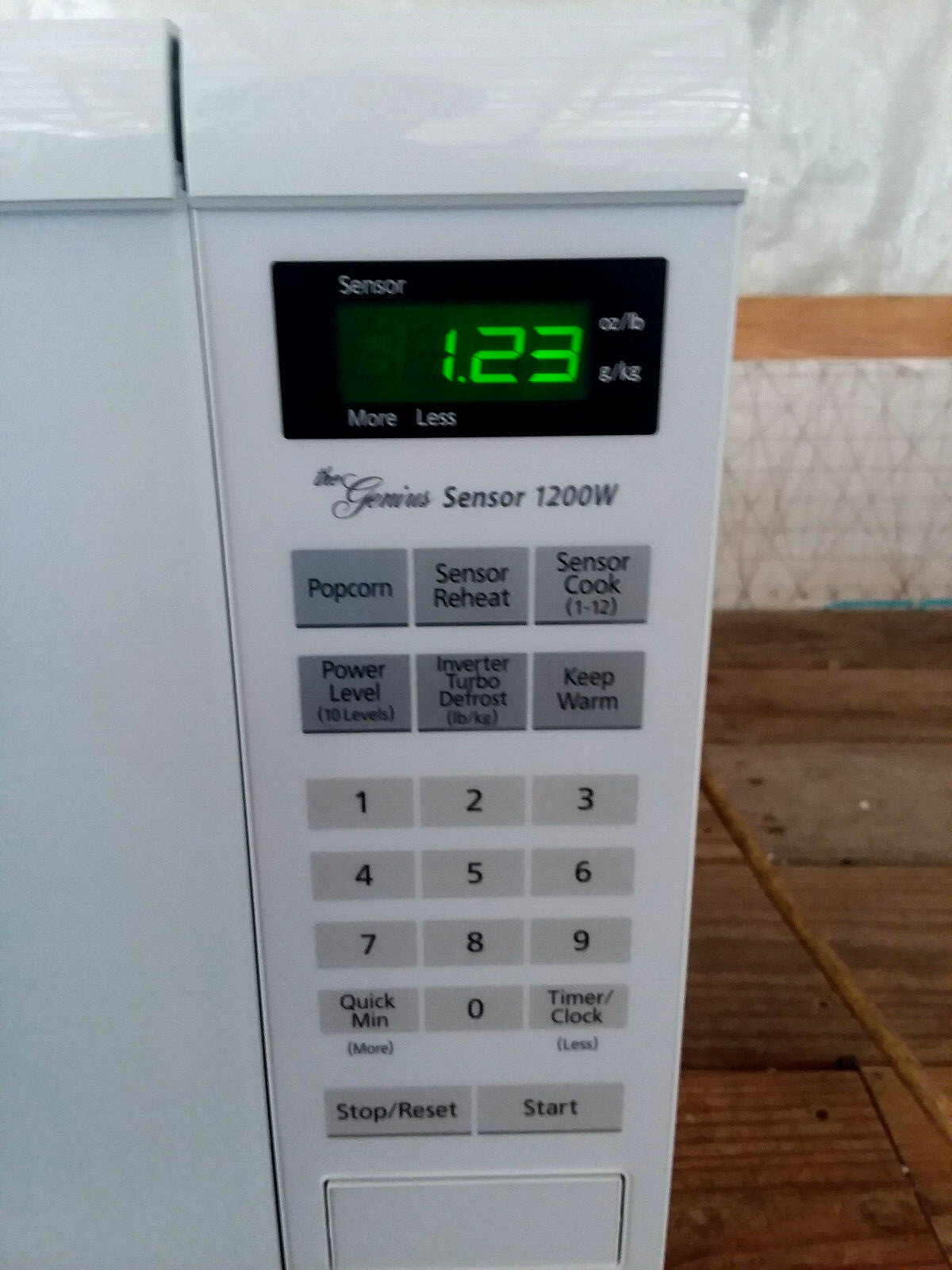 Panasonic NN-SN651W  1.2 Cu. Ft. 1200 W Countertop Microwave Free Local Pickup