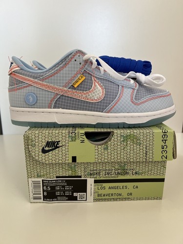 Nike Dunk Low x Union LA Passport Pack - Argon NEW! Size 6.5