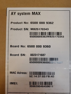 NEW Genuine ThyssenKrupp Elevator MAX 3G Elevator Monitoring System 65000009362 