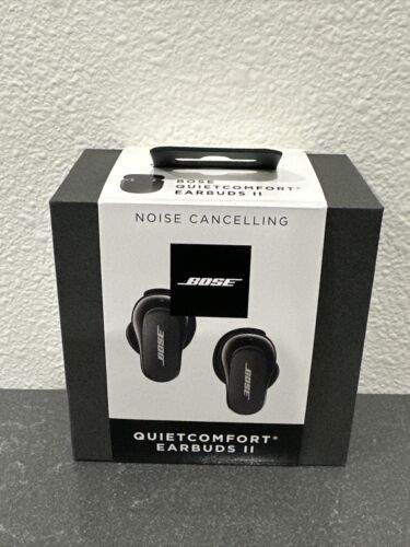 Bose QuietComfort Earbuds II In Ear New In Box Factory Sealed - Triple Black | eBay Bose QuietComfort Earbuds II In Ear New In Box Factory Sealed - Triple Black | eBay