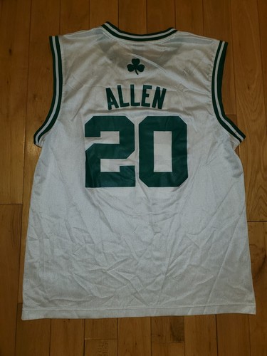 2008 adidas Ray Allen White BOSTON CELTICS #20 Men NBA Team
