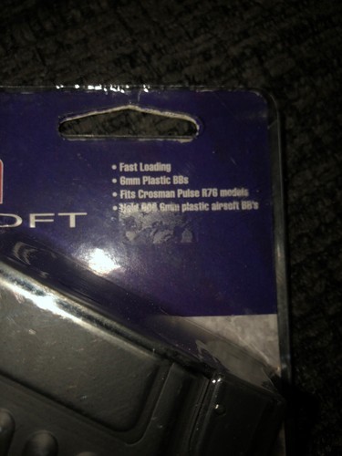 New Unopened Crosman Premium Air Soft Pulse R76 Spare Clip