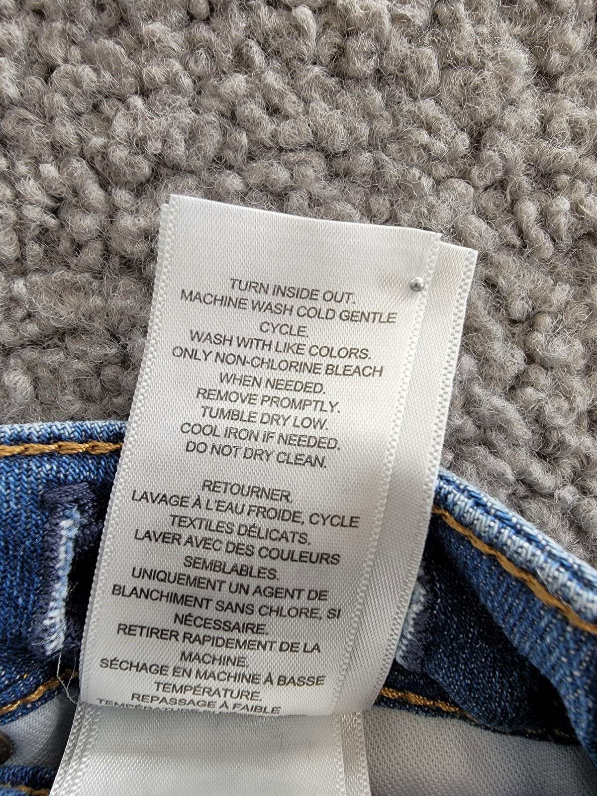 Polo Ralph Lauren Cropped Wide-leg Denim Jeans Girls 10 Blue Pocket Button Front - Picture 16 of 18