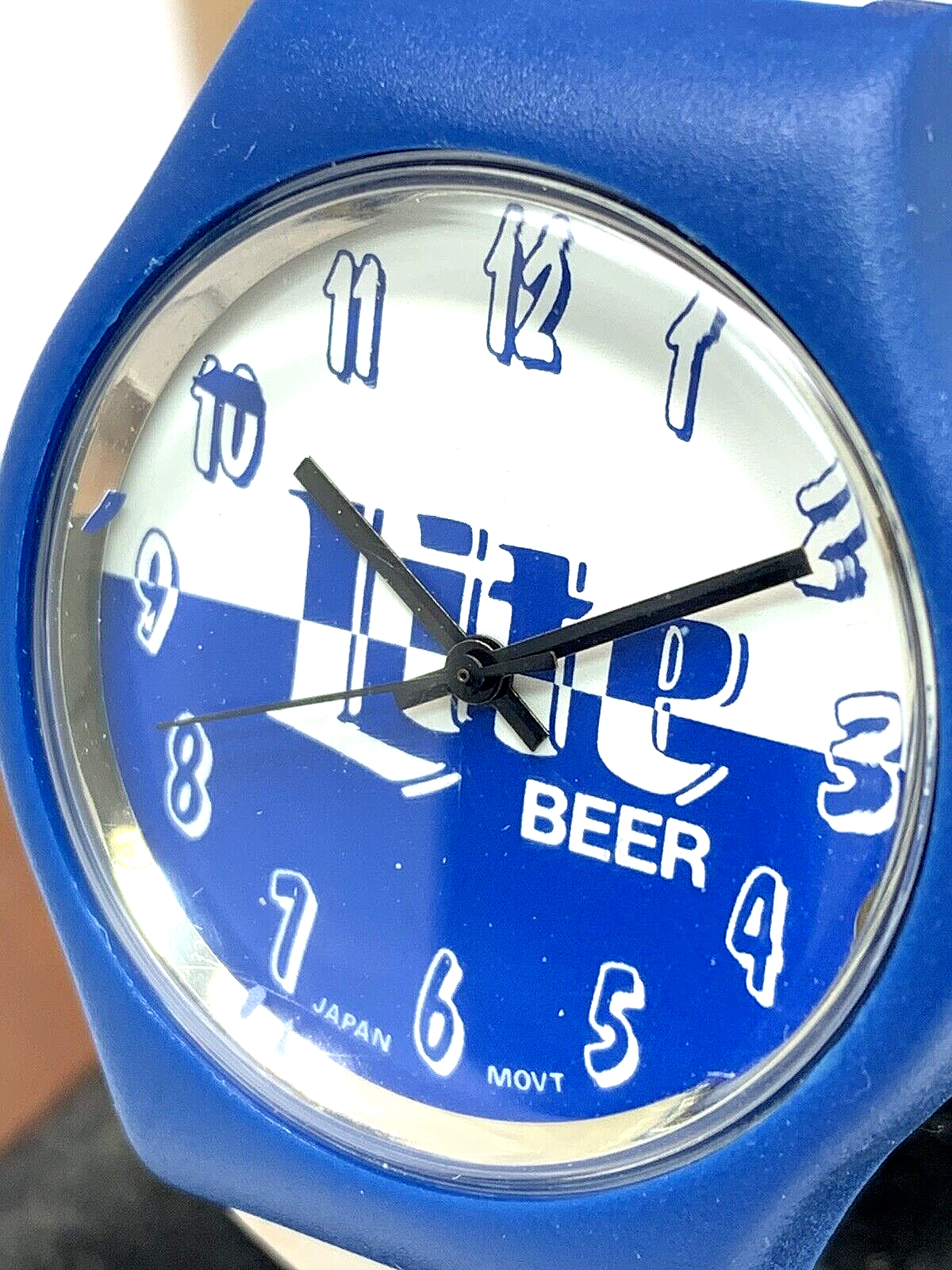Miller Lite Beer Watch Unisex Quartz Vintage Blue White