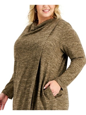 CONNECTED APPAREL Womens  Long Sleeve Sheath Dress
