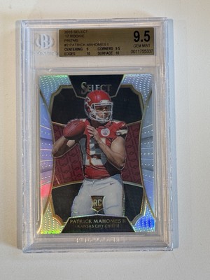 2016 Panini Select XRC 2017 Patrick Mahomes RC Rookie BGS 9.5 Gem Mint