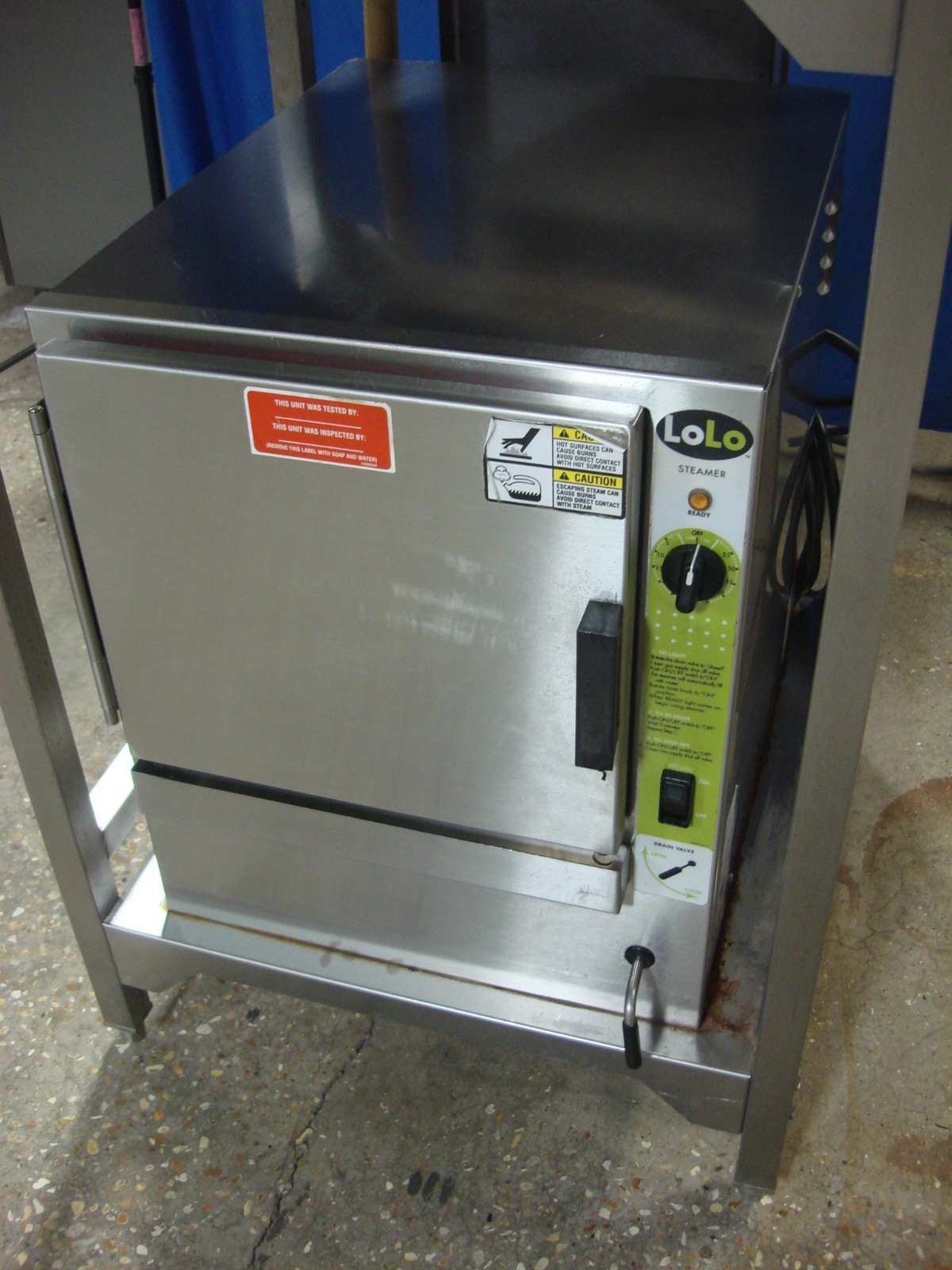 LOLO ST-4G DOUBLE STACK COMMERCIAL NATURAL GAS STEAMER 42,000 BTU