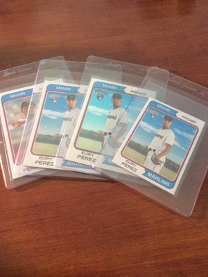 2023 Heritage High Number Eury Perez #545 Lot of 4 Cards