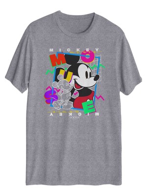 

HYBRID APPAREL Мужская серая футболка с короткими рукавами и рисунком Mouse Vibes, Серый, 2DNY6638