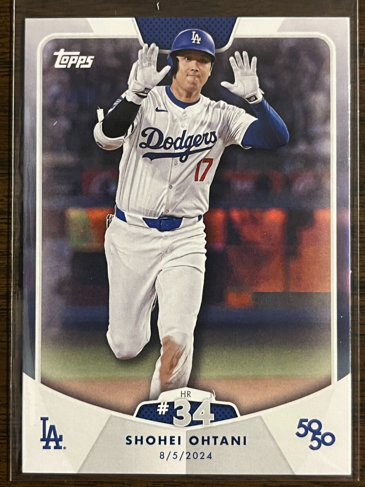 2024 Topps 50/50 #66 Shohei Ohtani Los Angeles Dodgers HR 2024 Topps 50/50 #66 Shohei Ohtani Los Angeles Dodgers HR