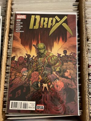 DRAX #6 SCOTT HEPBURN REGULAR COVER 2016 CM PUNK guardians of the galaxy terrax
