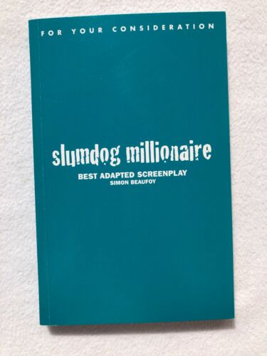 Slumdog Millionaire FYC For Your Consideration Screenplay 