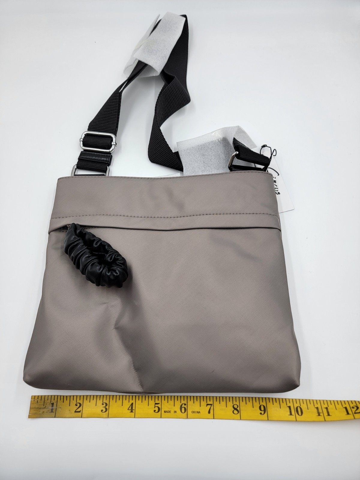 Circus by Sam Edelman Aurora Nylon Crossbody Bag Women's Grey/Black Adjustable - Picture 12 of 16