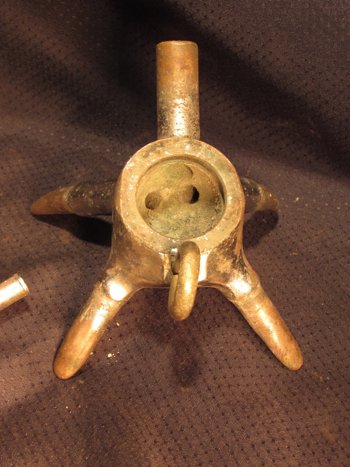 Vintage Milking Machine Parts Lot Calf Nose  Brass Claw & Distributor