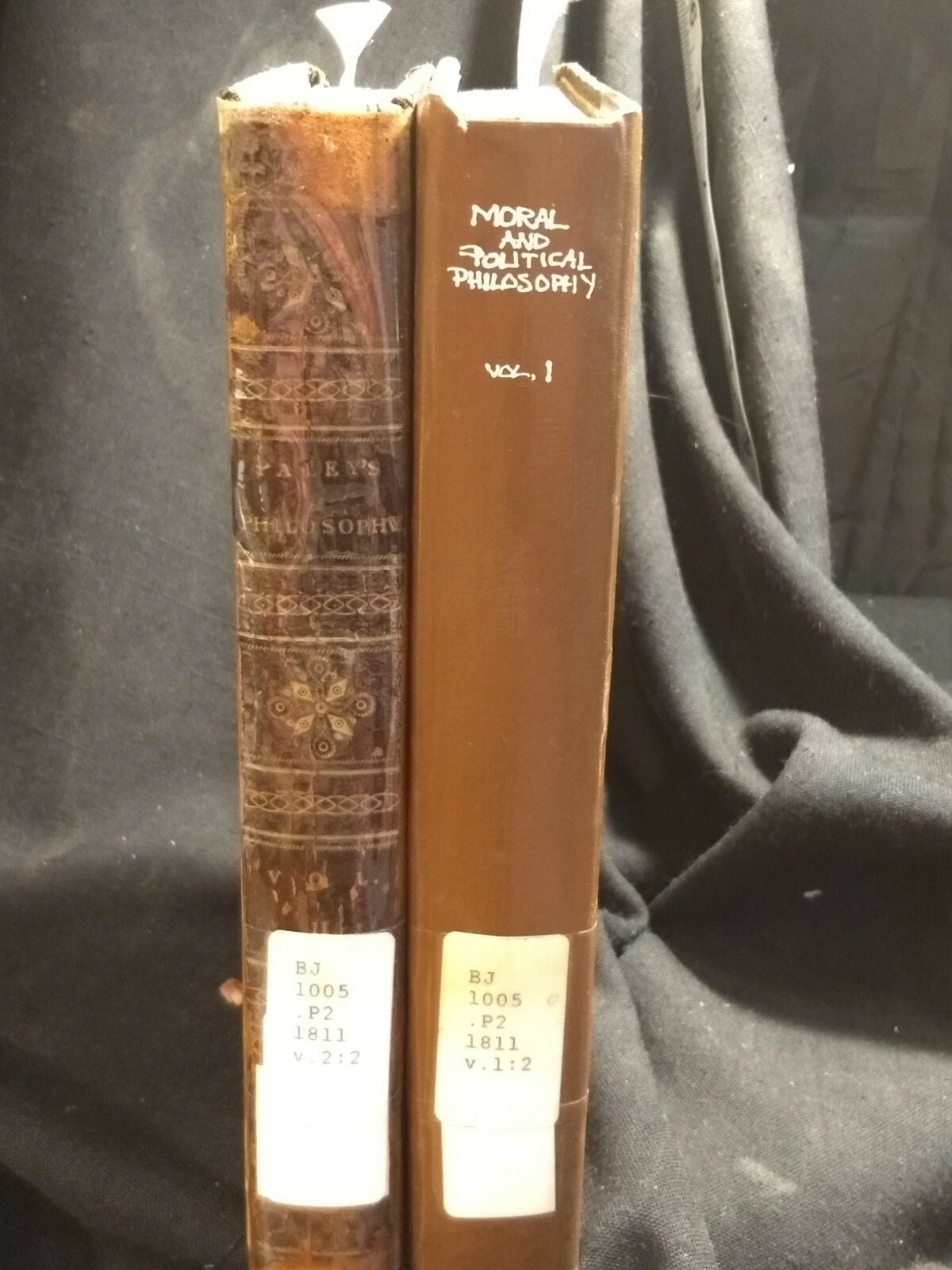 Paley: Principles of Moral & Political Philosophy London, 1811 19th ed Vol 1 & 2