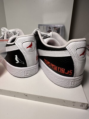 Size 7.5 - PUMA Clyde x Staple x Footlocker Create From Chaos White