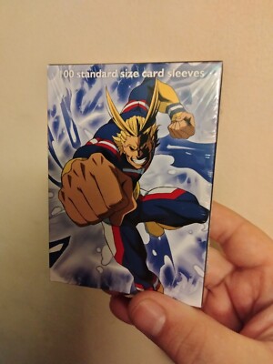 Dragon Shield 100ct Box - My Hero Academia All Might  Brand New  Card Sleeves 