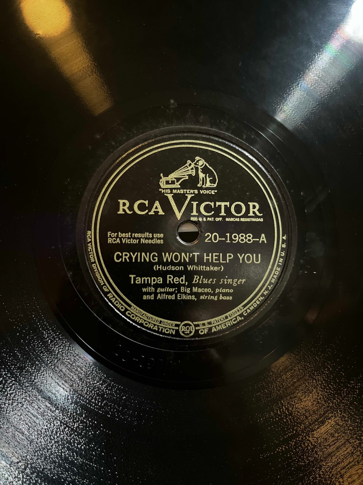 ミュージック ria 78 rpm Tampa Red RCA Victor 20-1988 in N- | eBay