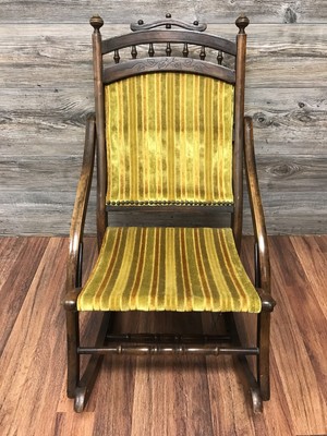 Antique Civil War Campaign Folding Chair in Style of E. W. Vaill, Pat. From July