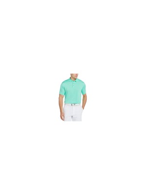 

HYBRID APPAREL Mens Feeder Зеленая полосатая вязаная толстовка с воротником, Зеленый, PVKMA062MM