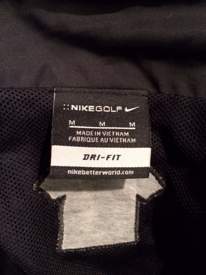 NWOT Tiptina's New Orleans Nike Dri-Fit Black Windbreaker - size M FAST SHIP