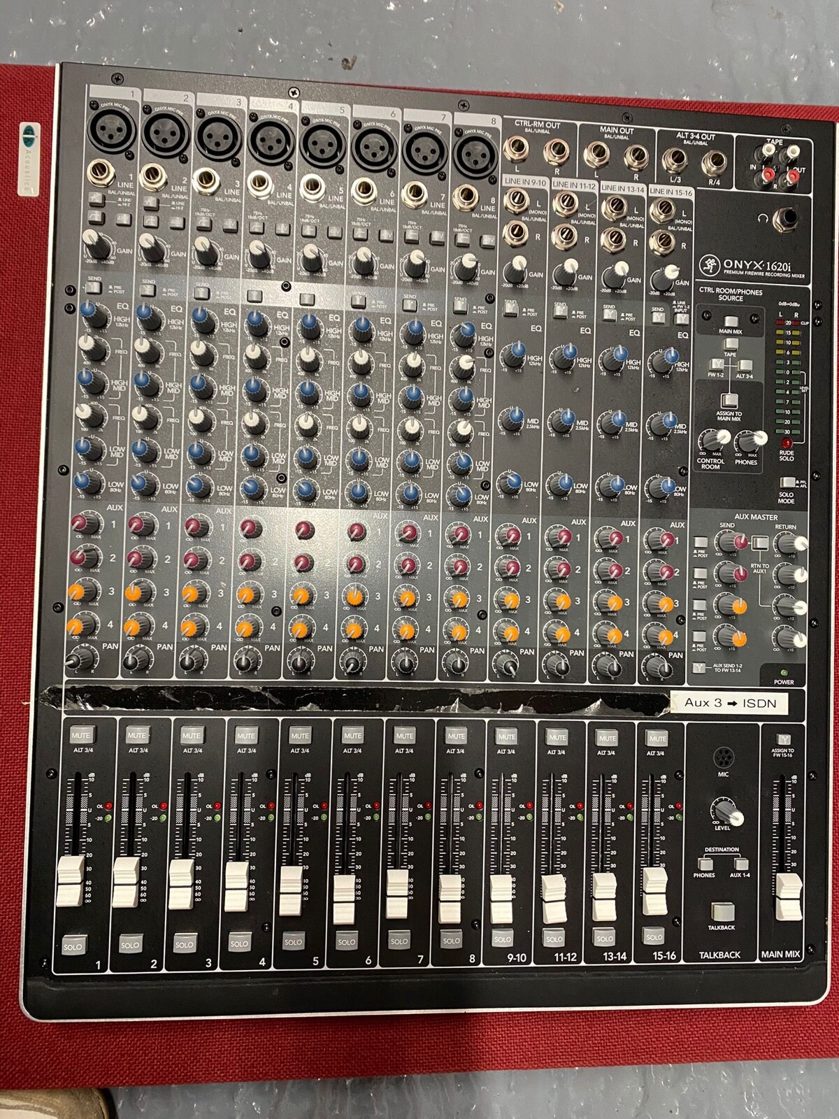 Mackie ONYX 1620i ジャンク Mackie Onyx 1220 アナログミキサー(半 