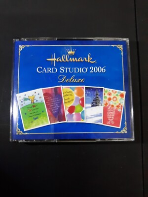 Hallmark Card Studio 2006 Deluxe PC CD create custom greetings pictures projects
