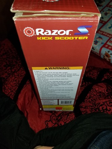 New Razor S kick scooter urethane high speed bearings wheels purple rear brake