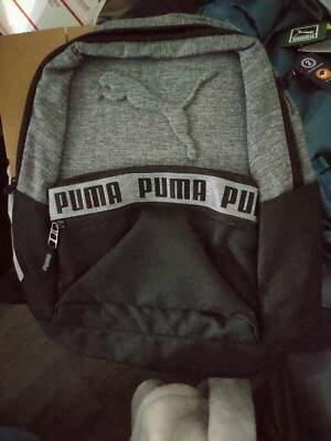 Puma Mixed-Tape Backpack - Black/Grey (Free Shipping)