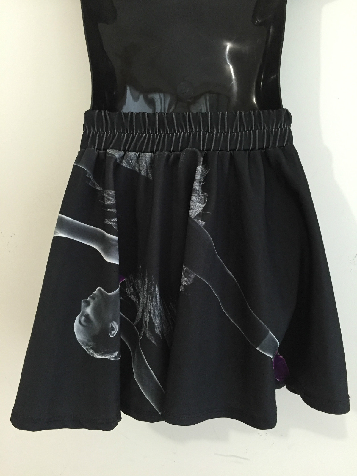 Zara Terez Skater Skirt Black w/White Gray Magenta Ballerina Girls' Size S NWT!