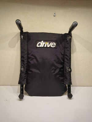 Drive Viper Plus GT Manual Wheelchair Back Seat With Push Handles