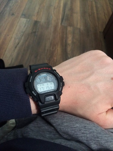 Casio G-SHOCK DW-6900H-9 FOX FIRE WRIST WATCH Yellow Men's