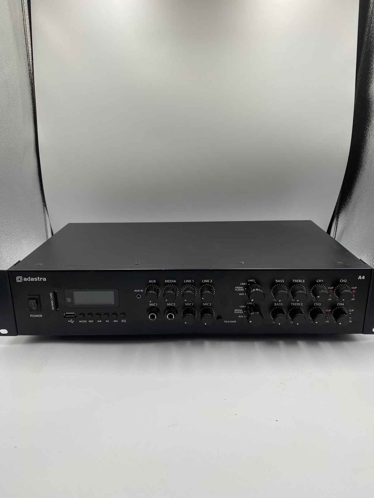 Adastra A4 4-Channel Rack Mount Mixer Amplifier * FAST SHIPPING *
